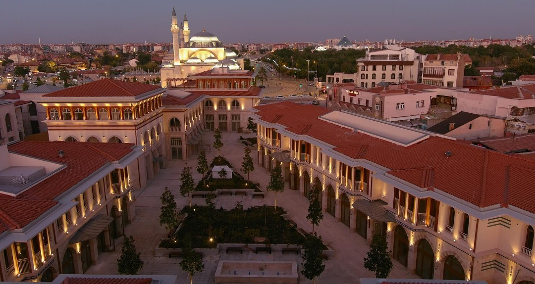 Kawasan pasar Altın Çarşı di Konya, Turki.